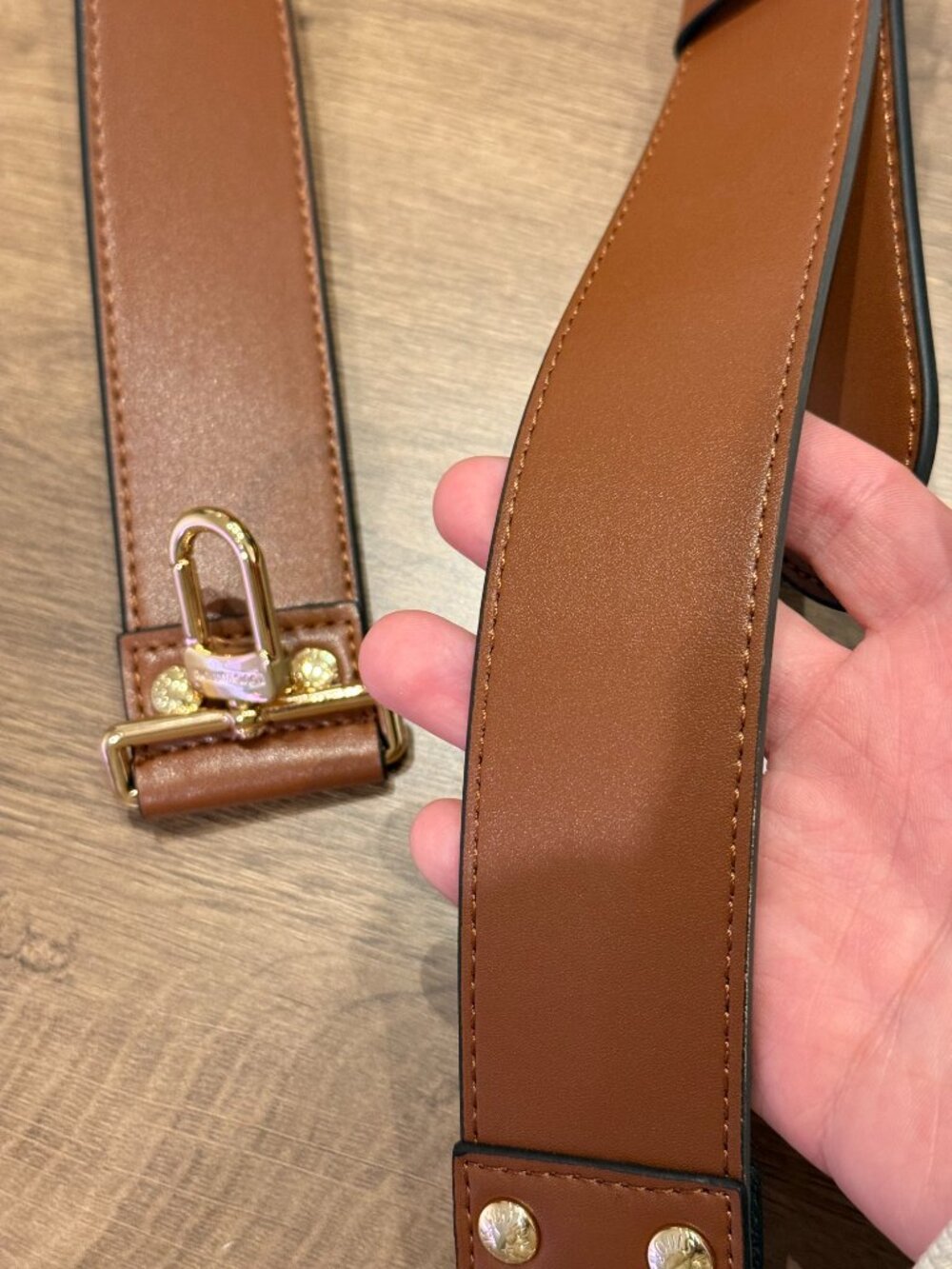 Louis Vuitton Monogram Wide Adjustable Bag Shoulder Strap ~120cm Gold Hardware - Picture 6 of 15